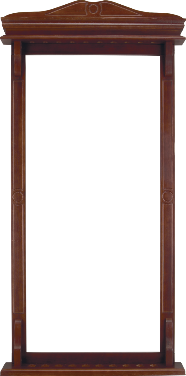 10 Cue Deluxe Wall Rack - Chocolate 10 Cue Deluxe Wall Rack - Chocolate
